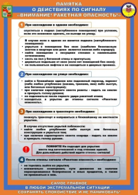 Что делать по сигналу: Внимание! Ракетная опасность!